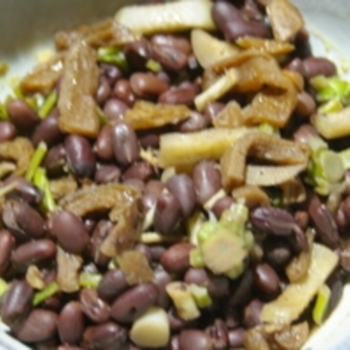 小豆とあまり野菜のたきあわせ